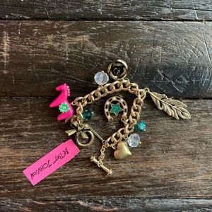 New Betsey Johnson charm bracelet